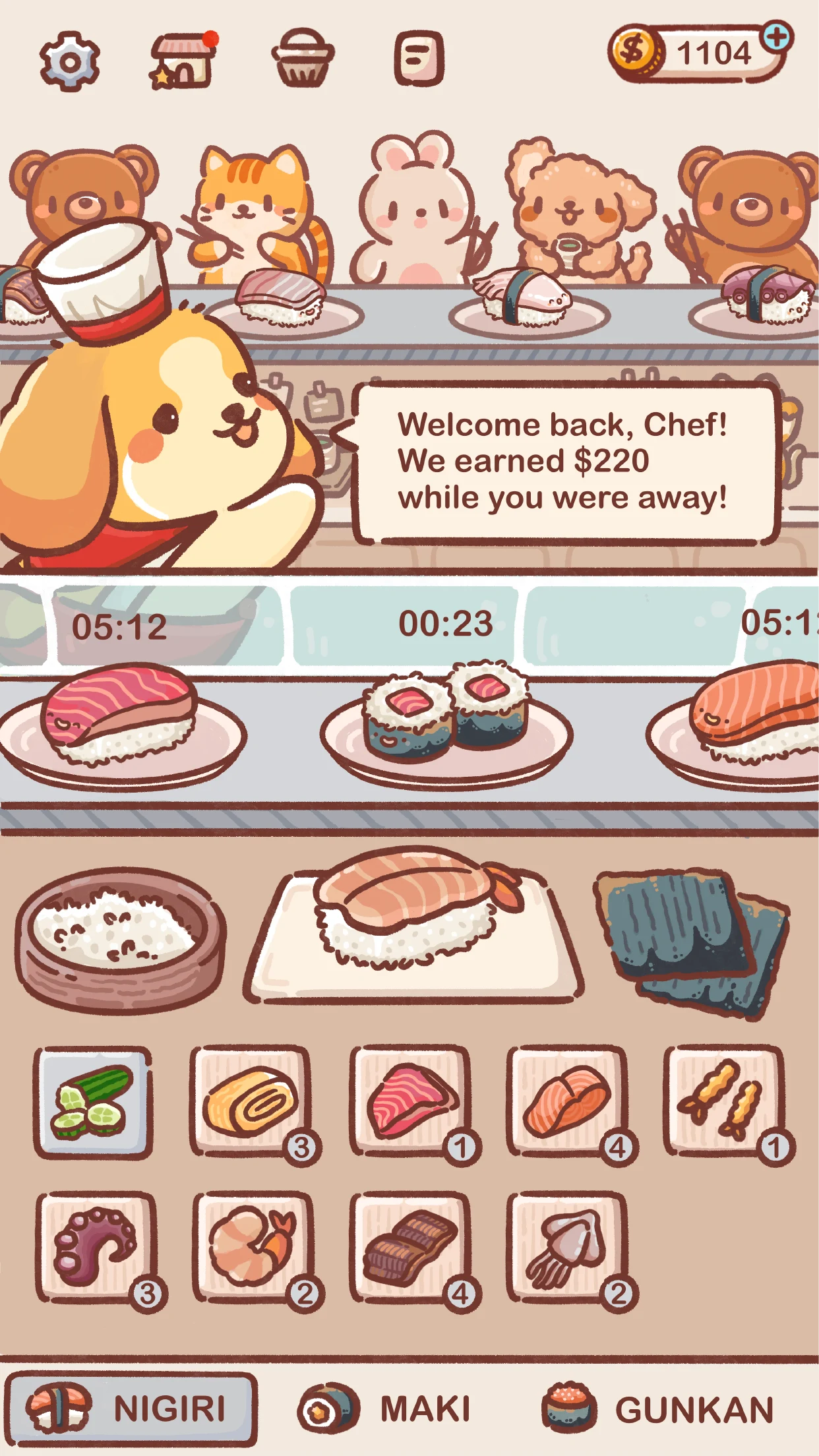 Revolving Sushi - Yo.Doggies screenshot